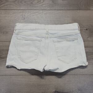 Madewell Shorts Women 27 Beige Low Rise Stretch Denim Casual Lounge Summer